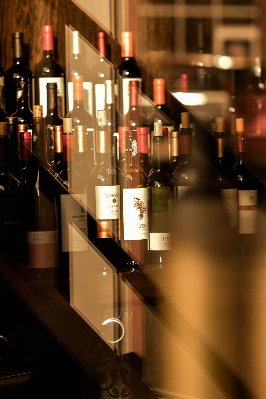 Our wine list is extensive.